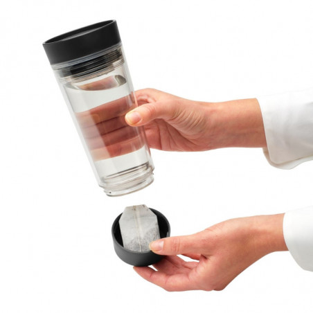 Θερμοκύπελλο Brabantia Make&Take 1008493, 360 ml, χωρίς διαρροή, χωρίς BPA, σκούρο γκρι