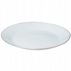 Σερβίτσιο Kinghoff KH 1877, 18 τεμάχια, Για 6 άτομα, Opal, Πλυντήριο πιάτων, Λευκό/Ασημί
