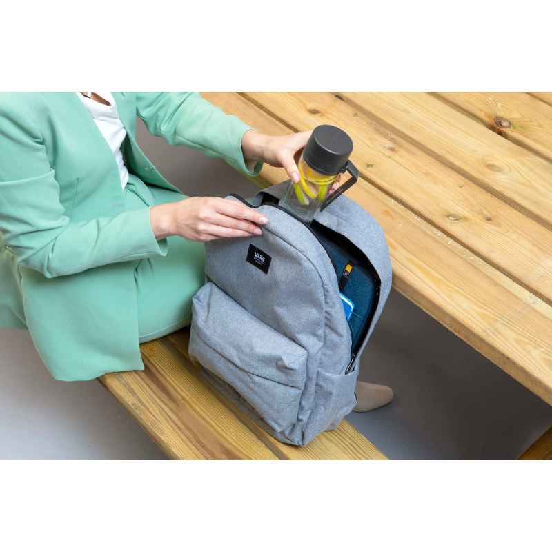 Μπουκάλι Brabantia Make&Take 1006278, 500 ml, Με σουρωτήρι, Προστασία από διαρροές, Μεγάλο άνοιγμα, Σκούρο γκρι/Διαφανές