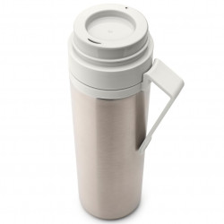 Μπουκάλι θερμότητας Brabantia Make&Take 1008488, 500 ml, διπλό τοίχωμα, χωρίς BPA, Inox/ανοιχτόχρωμο