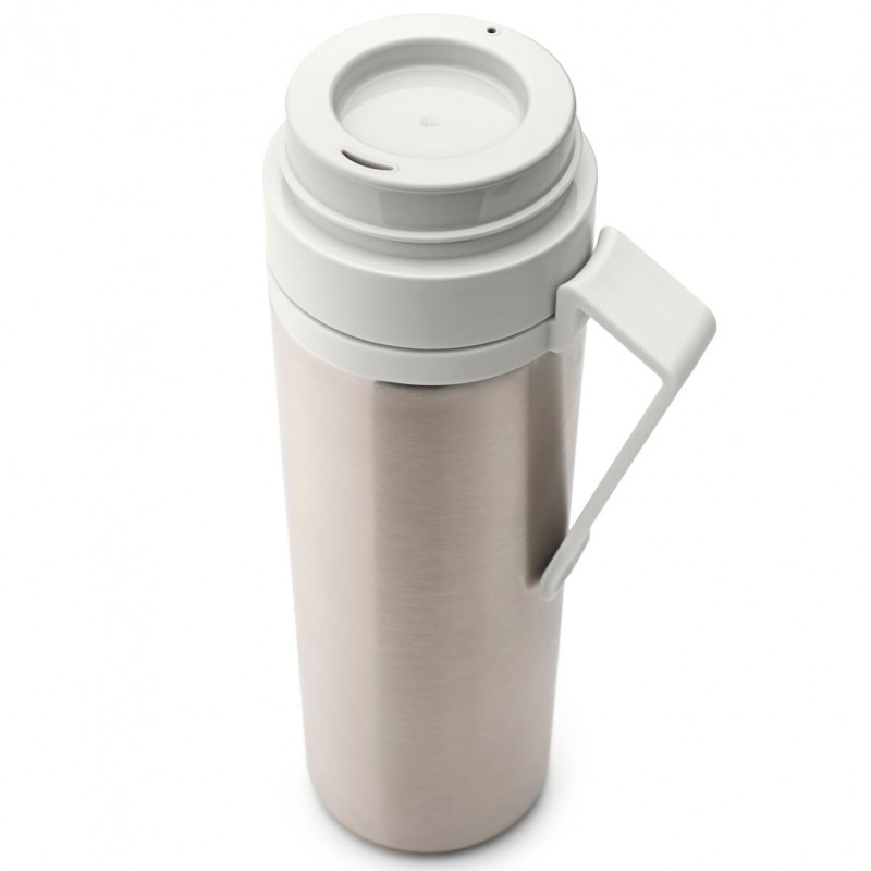Μπουκάλι θερμότητας Brabantia Make&Take 1008488, 500 ml, διπλό τοίχωμα, χωρίς BPA, Inox/ανοιχτόχρωμο