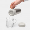 Μπουκάλι θερμότητας Brabantia Make&Take 1008488, 500 ml, διπλό τοίχωμα, χωρίς BPA, Inox/ανοιχτόχρωμο