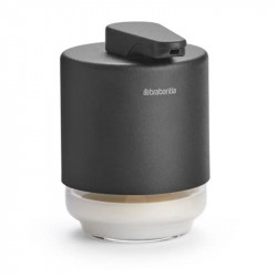 Διανομέας υγρού σαπουνιού Brabantia MindSet 1005672, 200 ml, ευρύ άνοιγμα, σκούρο γκρι