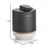 Διανομέας υγρού σαπουνιού Brabantia MindSet 1005672, 200 ml, ευρύ άνοιγμα, σκούρο γκρι