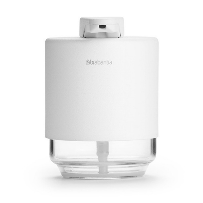 Διανομέας υγρού σαπουνιού Brabantia MindSet 1005673, 200 ml, ευρύ άνοιγμα, λευκό