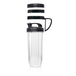 Μπλέντερ Nutri Alpina, 4 λεπίδες, 1200 W, δοχείο 1 λίτρου, χωρίς BPA, Ανοξείδωτο/Μαύρο