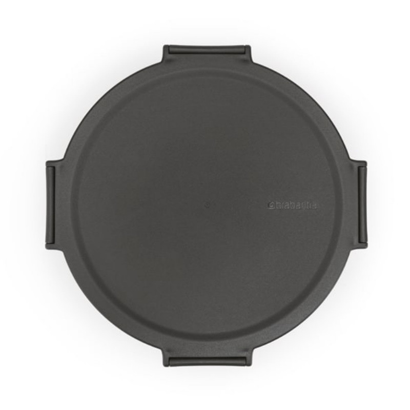 Σαλατιέρα Brabantia Make&Take 1006302, 1,3 l, Αεροστεγές κλείσιμο, χωρίς BPA, Σκούρο γκρι