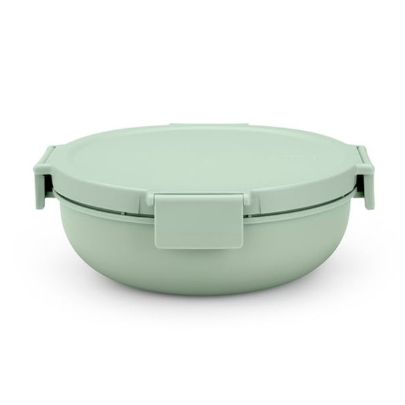 Σαλατιέρα Brabantia Make&Take 1006303, 1,3 l, Αεροστεγές κλείσιμο, χωρίς BPA, Πράσινο