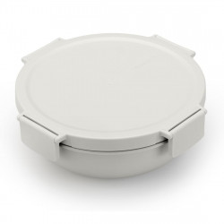 Σαλατιέρα Brabantia Make&Take 1006304, 1,3 l, Αεροστεγές κλείσιμο, χωρίς BPA, Ανοιχτό γκρι
