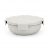 Σαλατιέρα Brabantia Make&Take 1006304, 1,3 l, Αεροστεγές κλείσιμο, χωρίς BPA, Ανοιχτό γκρι
