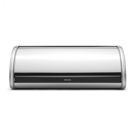 Κουτί ψωμιού Brabantia Roll Top 646890, 16 l, 44,5x26 cm, Ελαφριά και ανθεκτική κατασκευή, Inox/Matte
