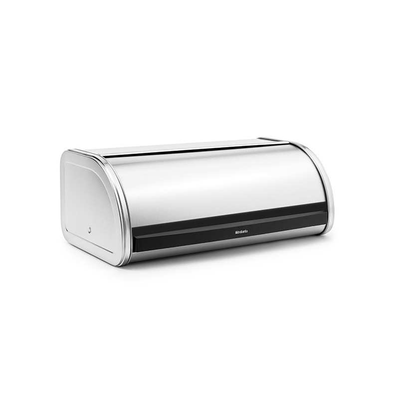Κουτί ψωμιού Brabantia Roll Top 646890, 16 l, 44,5x26 cm, Ελαφριά και ανθεκτική κατασκευή, Inox/Matte