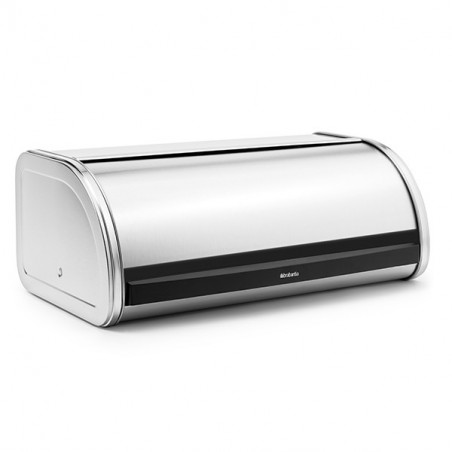 Κουτί ψωμιού Brabantia Roll Top 646890, 16 l, 44,5x26 cm, Ελαφριά και ανθεκτική κατασκευή, Inox/Matte