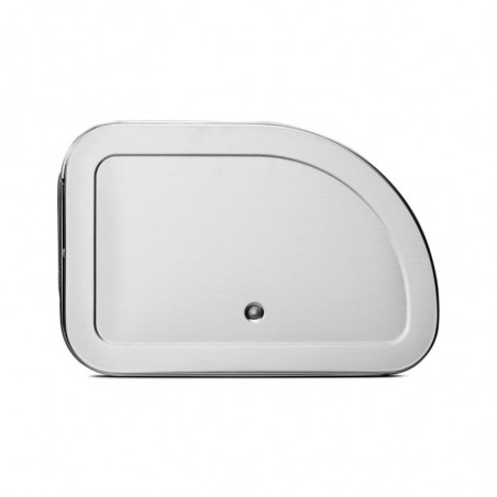 Κουτί ψωμιού Brabantia Roll Top 646890, 16 l, 44,5x26 cm, Ελαφριά και ανθεκτική κατασκευή, Inox/Matte