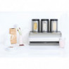 Κουτί ψωμιού Brabantia Roll Top 646890, 16 l, 44,5x26 cm, Ελαφριά και ανθεκτική κατασκευή, Inox/Matte