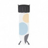 Σιδερώστρα Brabantia B 1003358, 124x38 cm, 7 θέσεις ρύθμισης, υποδοχή γεννήτριας ατμού, PerfectFlow, Λευκό/Γκρι