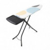 Σιδερώστρα Brabantia B 1003358, 124x38 cm, 7 θέσεις ρύθμισης, υποδοχή γεννήτριας ατμού, PerfectFlow, Λευκό/Γκρι