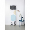 Σιδερώστρα Brabantia B 1003358, 124x38 cm, 7 θέσεις ρύθμισης, υποδοχή γεννήτριας ατμού, PerfectFlow, Λευκό/Γκρι