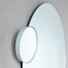Καθρέφτης τοίχου Brabantia MindSet Mineral 1005691, 5x μεγέθυνση, Μαγνητική βάση, Ανθεκτικό στη διάβρωση, Ορυκτή επίστρωση, Λευκό