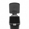 Κάδος απορριμμάτων με πεντάλ Brabantia StepUp 1008476, 10 L, Οικολογικά υλικά, Μεγάλο άνοιγμα, Σκούρο γκρι