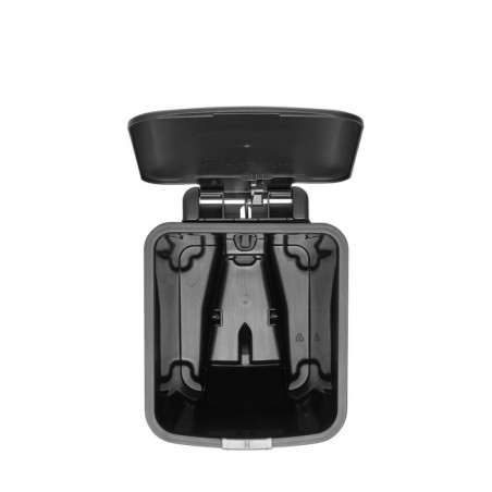 Κάδος απορριμμάτων με πεντάλ Brabantia StepUp 1008476, 10 L, Οικολογικά υλικά, Μεγάλο άνοιγμα, Σκούρο γκρι