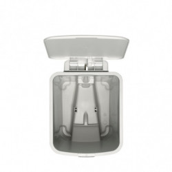 Κάδος απορριμμάτων με πεντάλ Brabantia StepUp 1008480, 16 L, Οικολογικά υλικά, Μεγάλο άνοιγμα, Ανοιχτό γκρι