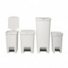 Κάδος απορριμμάτων με πεντάλ Brabantia StepUp 1008480, 16 L, Οικολογικά υλικά, Μεγάλο άνοιγμα, Ανοιχτό γκρι