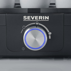 Αυγομάγειρα Severin EK 3166, 420W, 6 αυγά, Ένδειξη ήχου, Ρυθμιζόμενο επίπεδο σταθερότητας, Μαύρο/ασημί