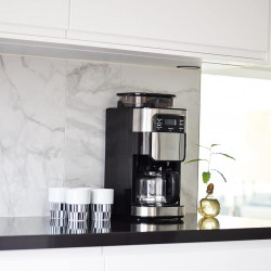 Καφετιέρα Severin KA 4810, 1000W, 1,35 l, οθόνη LCD, 3 ρυθμίσεις, Μαύρο/Ασημί