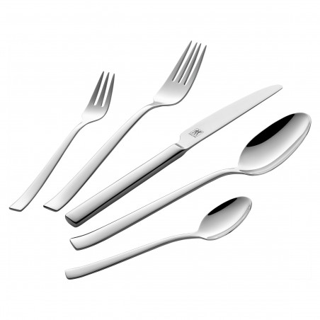 Σετ μαχαιροπήρουνων Zwilling Cult 1026757, 30 τεμάχια, Ανοξείδωτο 18/10, Πλυντήριο πιάτων, Inox