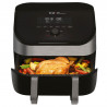 Φριτέζα ζεστού αέρα Instant Pot Vortex Plus VersaZone ClearCook 140410001, 2 ζώνες, 1700W, 8,5 l, 6 προγράμματα, SyncCook, SyncFinish, Μαύρο/γκρι