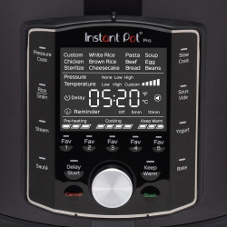 Πολυμάγειρα Instant Pot PRO 8 113005701, 1400W, 7,6 l, 28 προγράμματα, 11 Safety Systems, Μαύρο