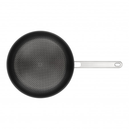 Τηγάνι Zwilling Joy Plus 1029413, 28 cm, Αντικολλητική επίστρωση Permaresist Ultra, Ανοξείδωτο ατσάλι 18/10, Επαγωγή, Inox