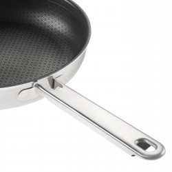 Τηγάνι Zwilling Joy Plus 1029413, 28 cm, Αντικολλητική επίστρωση Permaresist Ultra, Ανοξείδωτο ατσάλι 18/10, Επαγωγή, Inox