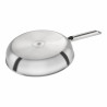 Τηγάνι Zwilling Joy Plus 1029413, 28 cm, Αντικολλητική επίστρωση Permaresist Ultra, Ανοξείδωτο ατσάλι 18/10, Επαγωγή, Inox