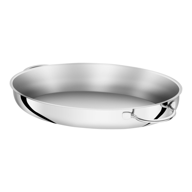 Ταψί για ρόστερ  Zwilling Plus 40993000, 8,5 l, Ανοξείδωτο 18/10, σχάρα ψησίματος, πολυστρωματικός πυθμένας, επαγωγή, Inox
