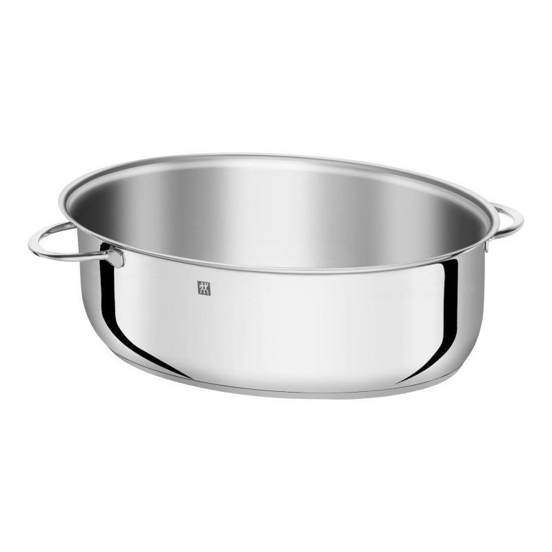 Ταψί για ρόστερ  Zwilling Plus 40993000, 8,5 l, Ανοξείδωτο 18/10, σχάρα ψησίματος, πολυστρωματικός πυθμένας, επαγωγή, Inox