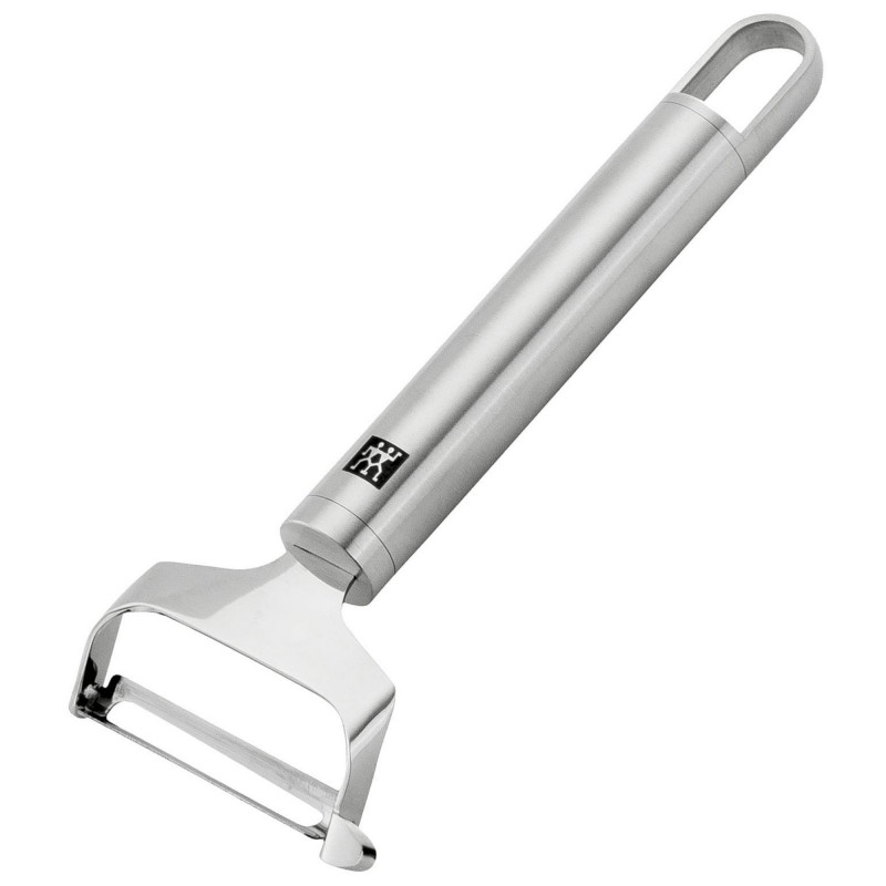 Αποφλοιωτής Zwilling Pro 37160008, 16,6 cm, Ανοξείδωτο 18/10, Περιστρεφόμενη διπλή λεπίδα, Ασημί