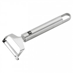 Αποφλοιωτής Zwilling Pro 37160008, 16,6 cm, Ανοξείδωτο 18/10, Περιστρεφόμενη διπλή λεπίδα, Ασημί