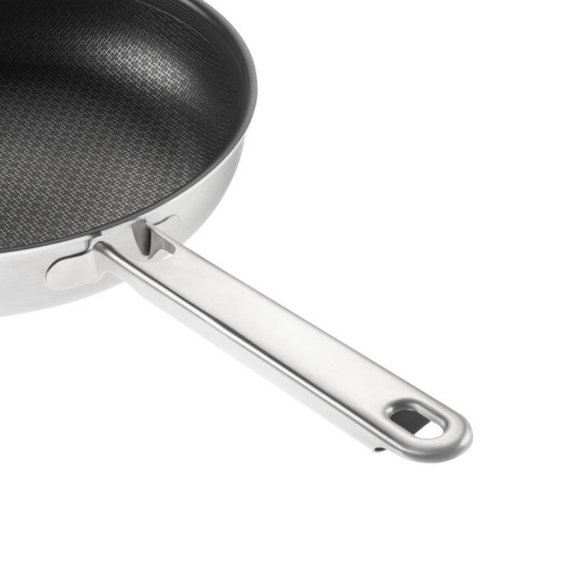 Βαθύ τηγάνι Zwilling Joy Plus 1029411, 28 cm, αντικολλητική επίστρωση Permaresist Ultra, ανοξείδωτο ατσάλι 18/10, Φούρνος και επαγωγή, Ασημί
