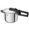 Χύτρα ταχύτητας Zwilling EcoQuick II 64243422, 4 l, 22 cm, 2 ρυθμίσεις, Βαλβίδα ασφαλείας, Ανοξείδωτο ατσάλι 18/10, Επαγωγή, Ασημί