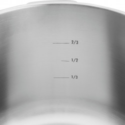 Χύτρα ταχύτητας Zwilling EcoQuick II 64243422, 4 l, 22 cm, 2 ρυθμίσεις, Βαλβίδα ασφαλείας, Ανοξείδωτο ατσάλι 18/10, Επαγωγή, Ασημί