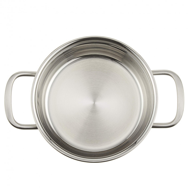 Κατσαρόλα Zwilling Pico 66653120, 1 l, 12 cm, Γυάλινο καπάκι, Ανοξείδωτο 18/10, Φούρνος και επαγωγή, Inox