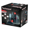 Ηλεκτρική σκούπα για ύφασμα Techwood TAN-8005R, 185W, Li-Ion 220 mAh, Ασύρματη χρήση, Δεξαμενή καθαρού και λυμάτων, 40 λεπτά αυτονομία, 2 ταχύτητες, Μαύρο/Κόκκινο
