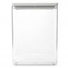 Κουτί αποθήκευσης Brabantia Tasty+ Stackable 1008878, 5,4 l, Σφραγισμένο με σιλικόνη, χωρίς BPA, Ανοιχτό γκρι