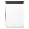 Κουτί αποθήκευσης Brabantia Tasty+ Stackable 1008877, 5,4 l, Σφραγισμένο με σιλικόνη, χωρίς BPA, Σκούρο γκρι