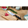 Επαγγελματικό μαχαίρι σεφ Zwilling Professional S 31021201, 20cm, Ανοξείδωτο ατσάλι 18/10, σφυρήλατα λεπίδες Sigmaforge, σκλήρυνση πάγου Friodur, Ασημί/Μαύρο