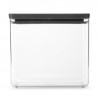 Κουτί αποθήκευσης Brabantia Tasty+ Stackable 1008875, 3,5 l, Σφραγισμένο με σιλικόνη, χωρίς BPA, Σκούρο γκρι