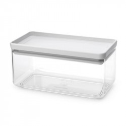 Κουτί αποθήκευσης Brabantia Tasty+ Stackable 1008874, 1,5 l, Σφραγισμένο με σιλικόνη, χωρίς BPA, Ανοιχτό γκρι