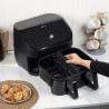 Φριτέζα ζεστού αέρα Instant Pot Vortex Plus Versazone 140115101, 1700W, 2 ανεξάρτητες ζώνες μαγειρέματος, 8.5l, 35-205C, 6 προγράμματα, Μαύρο
